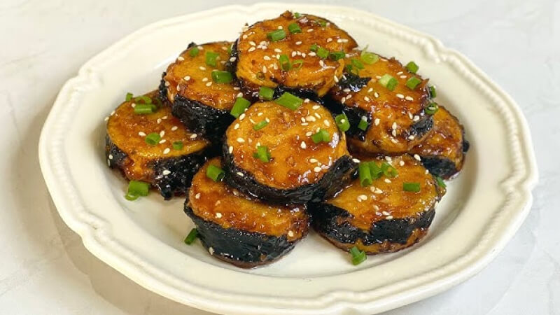 đậu hũ rong biển sốt kim chi