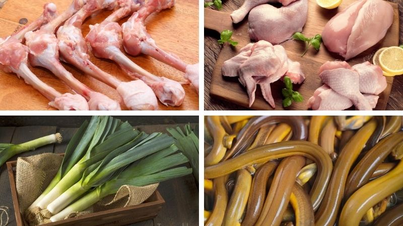 Nguyên liệu cần chuẩn bị làm Yakitori