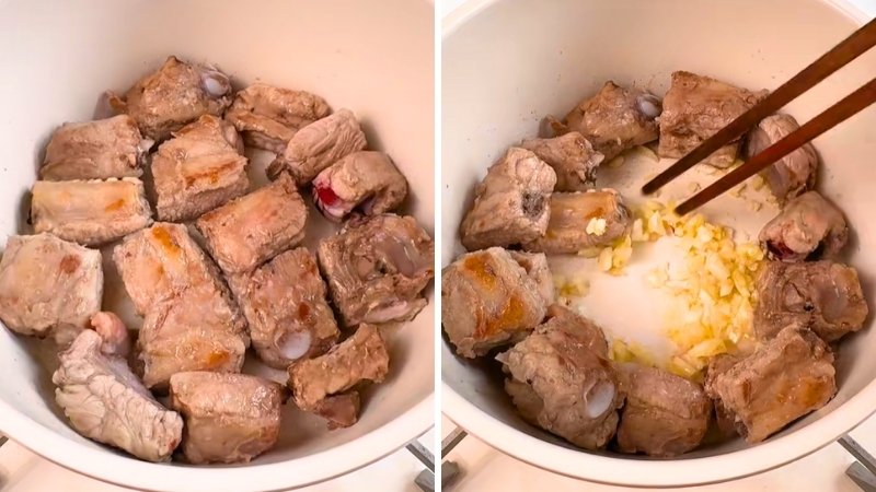 Áp chảo sườn non