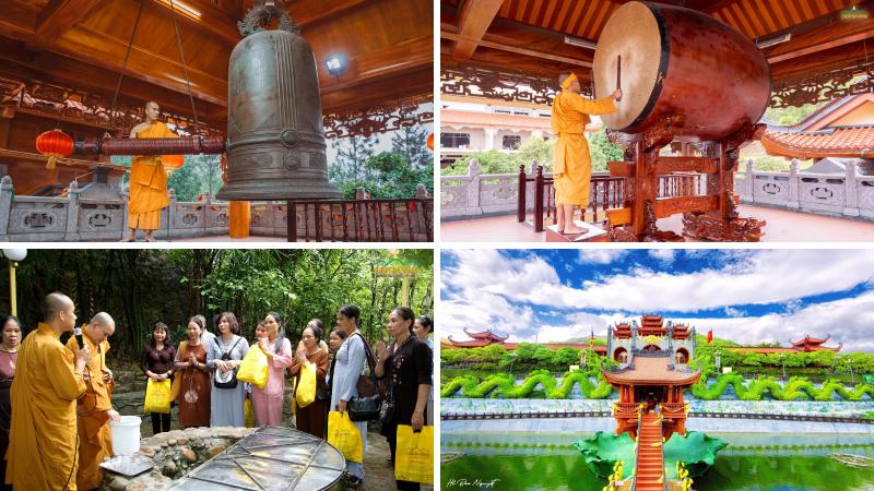 Các công trình nổi bật tại chùa Ba Vàng Các công trình nổi bật tại chùa Ba Vàng
