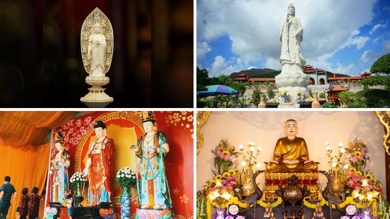 Hệ thống tượng pháp tinh xảo và độc đáo tại chùa Ba Vàng Hệ thống tượng pháp tinh xảo và độc đáo tại chùa Ba Vàng