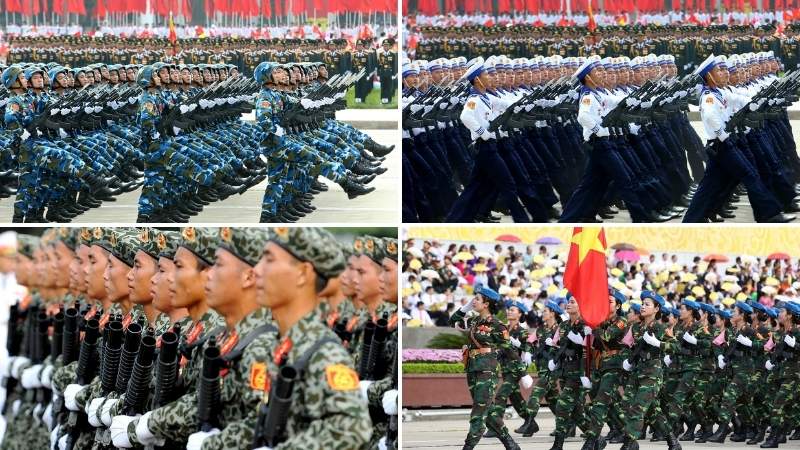 Các khối diễu binh 2015