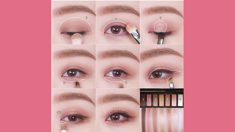Makeup mắt tông hồng cho người mới bắt đầu