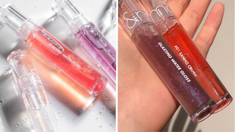 Son bóng tint Romand Glasting Water Gloss