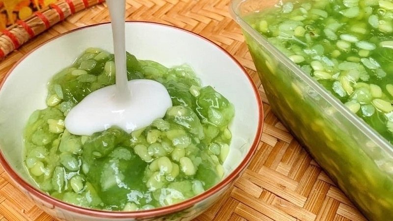 Chè cốm dẻo thơm hương mùa thu
