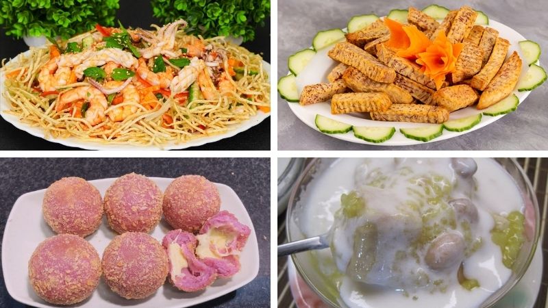Khoai môn được biến tấu thành nhiều món ngon ý nghĩa ngày Rằm Khoai môn được biến tấu thành nhiều món ngon ý nghĩa ngày Rằm