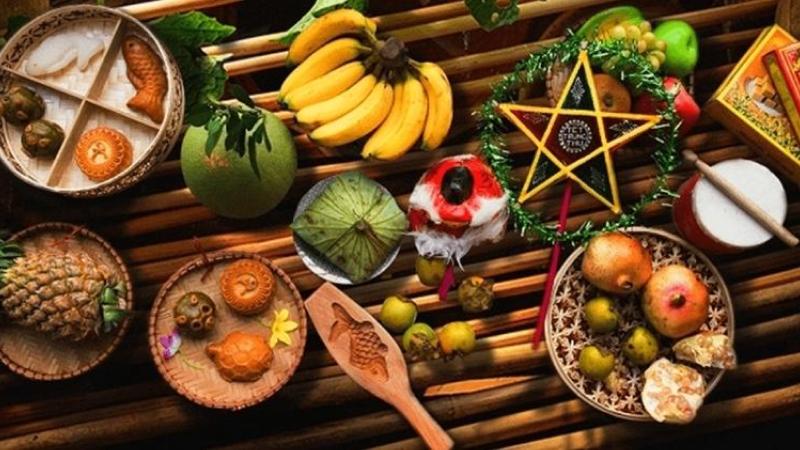Mâm cỗ miền Trung thể hiện bản sắc văn hóa ẩm thực riêng biệt