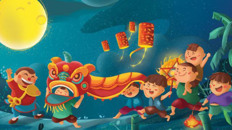 Các đoàn lân biểu diễn khắp phố phường
