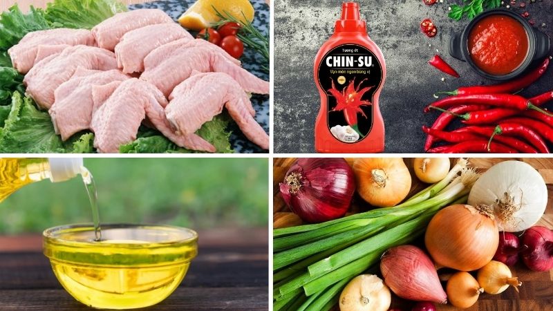 Sơ chế cánh gà với gừng và bia để loại bỏ mùi hôi