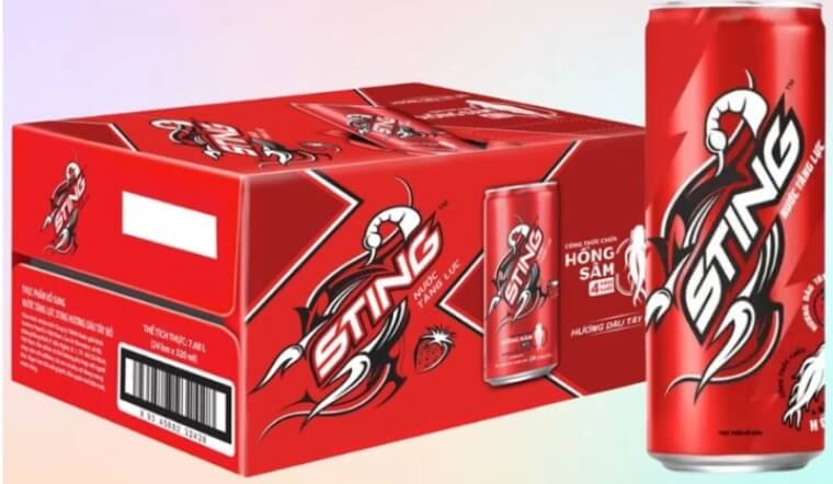 Cập nhật 1 thùng Sting Dâu giá bao nhiêu? Giá sỉ và lẻ mới nhất