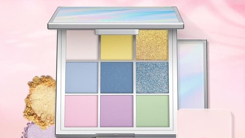 SHEDELLA Pastel Eyeshadow Palette có 10 màu dễ dùng, phù hợp da châu Á