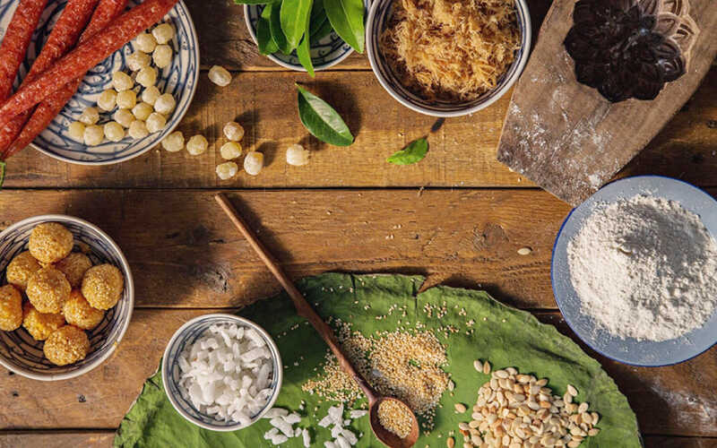 Nguyên liệu làm bánh Trung Thu