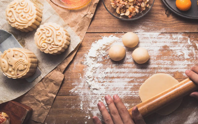Lớp học làm bánh Trung Thu cơ bản cung cấp công thức đã được kiểm nghiệm