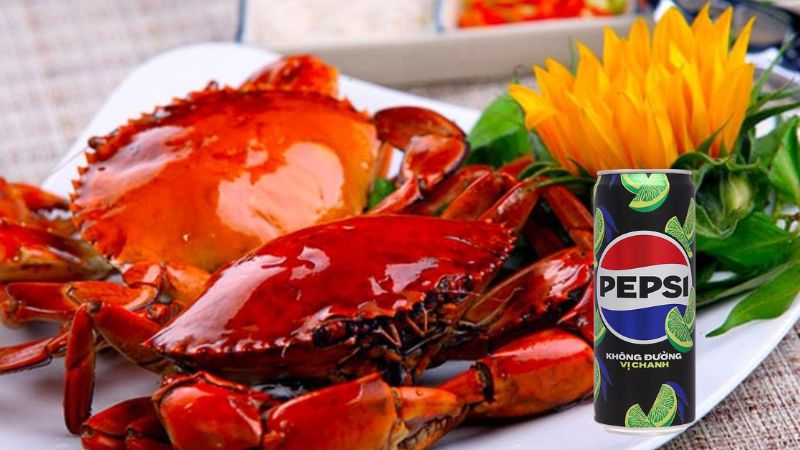 Lời đồn ăn cua uống Pepsi gây ngộ độc là không có cơ sở khoa học