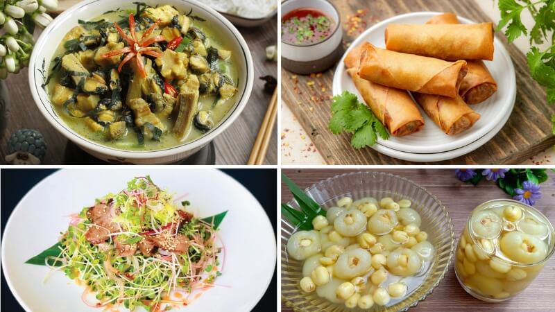 Thực đơn 5: Mâm cơm ngày cuối tuần