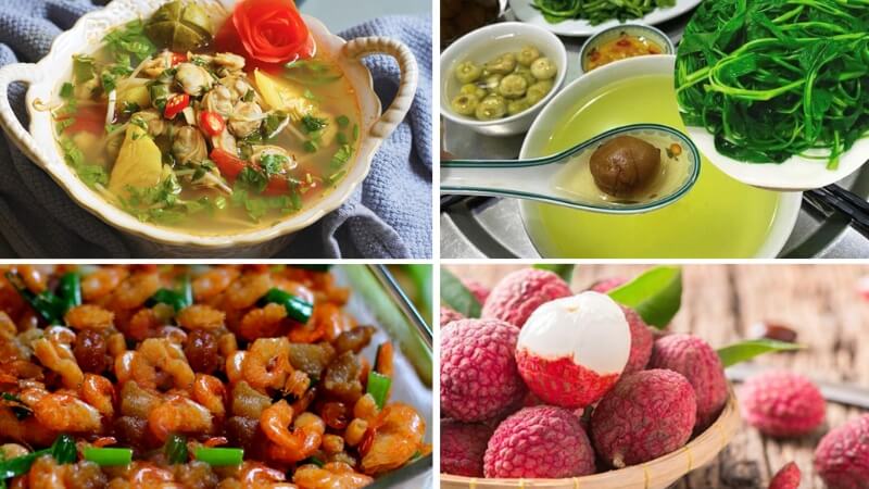 Thực đơn 2: Mâm cơm thanh mát