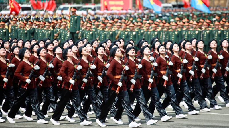 Lực lượng Công an sẽ đi theo hướng đường Lê Duẩn.