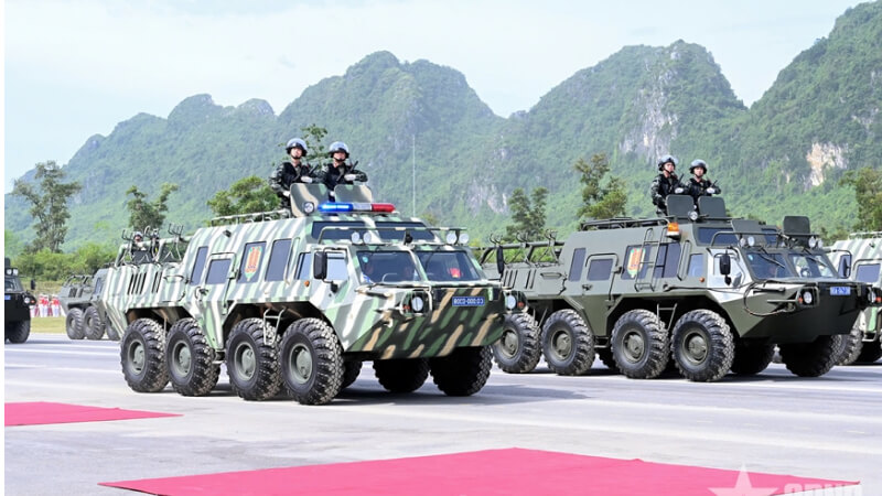 Dàn xe đặc chủng - khí tài của Lực lượng Công an Dàn xe đặc chủng - khí tài của Lực lượng Công an