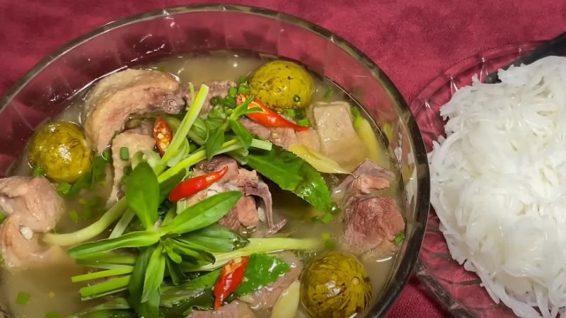 Thành phẩm ngan om sấu