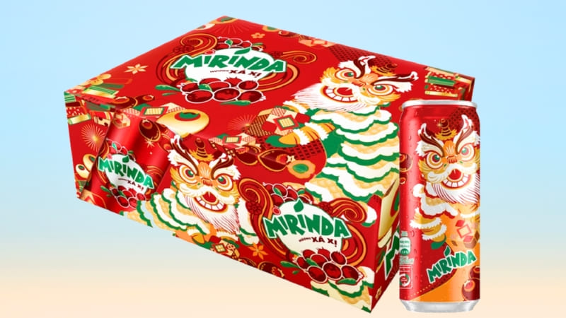 Một thùng tiêu chuẩn bao gồm 24 lon hoặc chai.