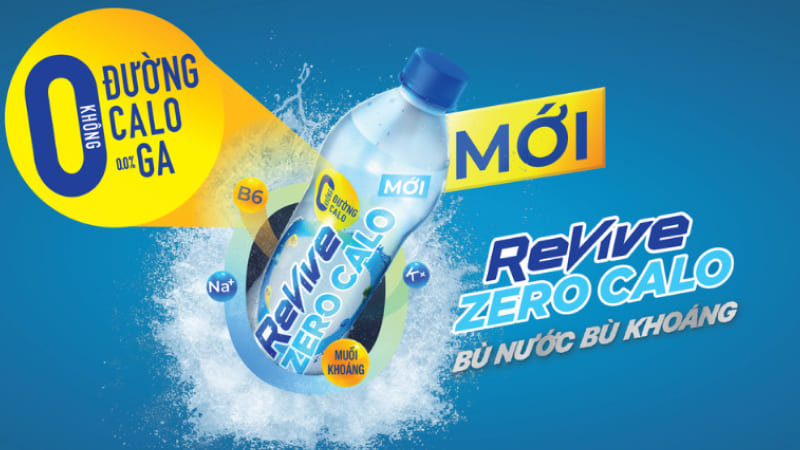 Revive Zero phù hợp cho người tập luyện hoặc cần bù điện giải mà không lo tăng cân Revive Zero phù hợp cho người tập luyện hoặc cần bù điện giải mà không lo tăng cân