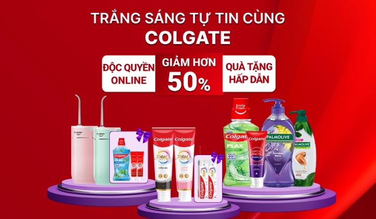 Chăm sóc cơ thể toàn diện cùng Colgate - Palmolive: Ưu đãi đến hơn 50%