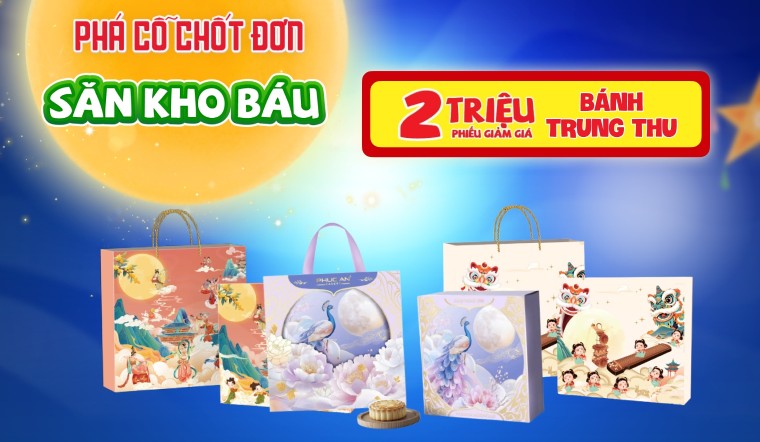 Phá Cỗ Chốt Đơn - Săn kho báu trúng hơn 2 triệu voucher mua bánh Trung thu