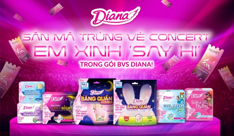 Săn ngay vé "EM XINH SAY HI" cùng Diana và Bách hóa XANH