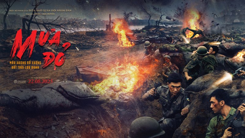 Phim Mưa Đỏ là dự án chiến tranh lịch sử hấp dẫn Phim Mưa Đỏ là dự án chiến tranh lịch sử hấp dẫn