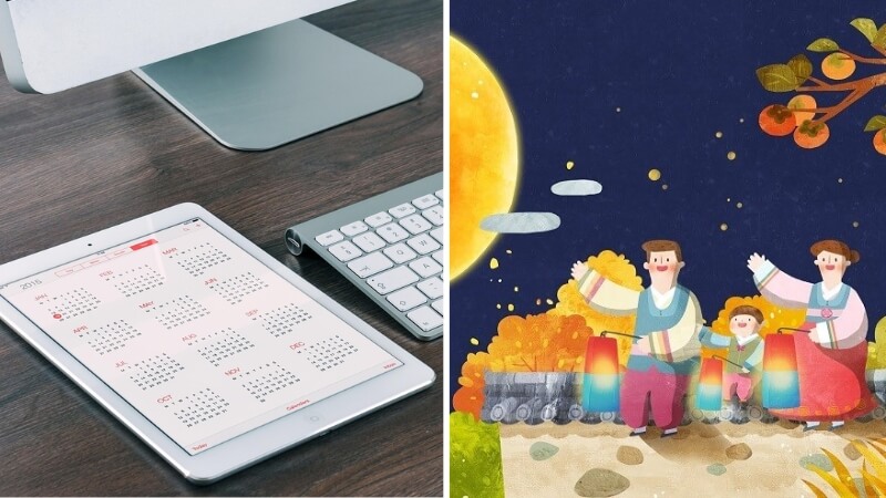 Lịch nghỉ lễ Chuseok 2025 chính thức tại Hàn Quốc Lịch nghỉ lễ Chuseok 2025 chính thức tại Hàn Quốc