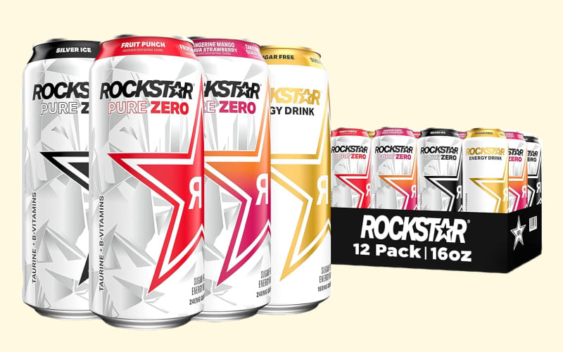 Chọn Rockstar Zero calo hoặc Rockstar Sugar-Free để bảo vệ vóc dáng
