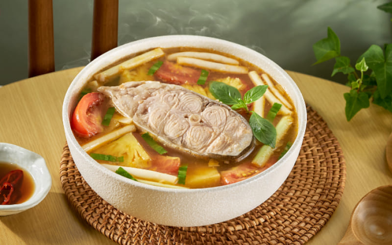 canh chua bồn bồn vị Thái canh chua bồn bồn vị Thái