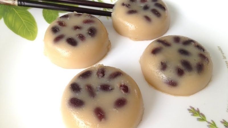 bánh đúc đậu đỏ bánh đúc đậu đỏ