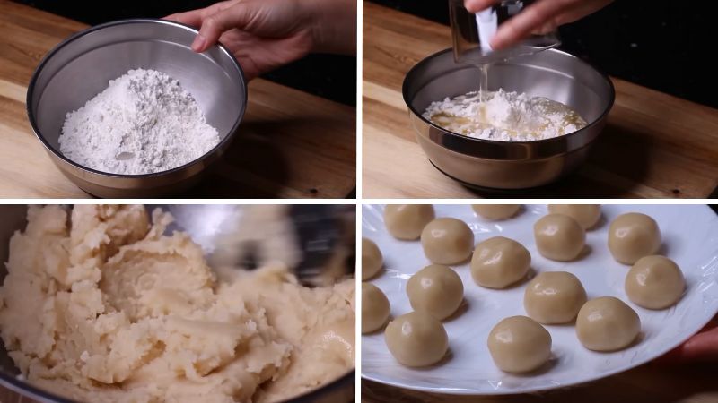 Làm bột dầu Làm bột dầu