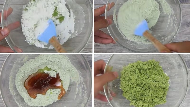 Nhồi bột và ủ bánh Nhồi bột và ủ bánh