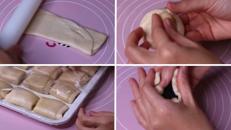 Cán bột và bọc nhân Cán bột và bọc nhân