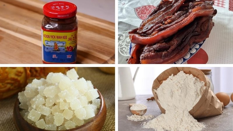 Nguyên liệu cần chuẩn bị khi làm bánh chao Hồng Kông Nguyên liệu cần chuẩn bị khi làm bánh chao Hồng Kông