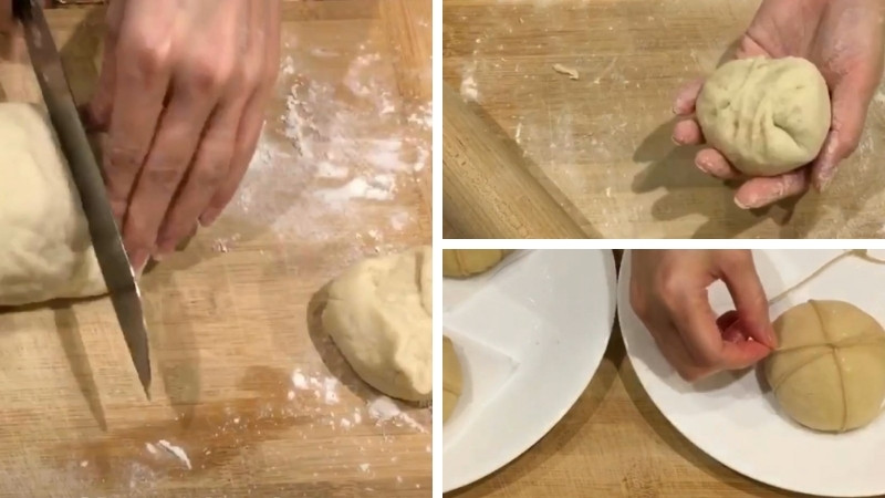 Chia bột và tạo hình