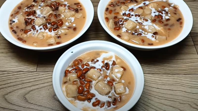 Kết hợp dừa nạo và nước cốt dừa sẽ tăng hương vị cho món chè Kết hợp dừa nạo và nước cốt dừa sẽ tăng hương vị cho món chè