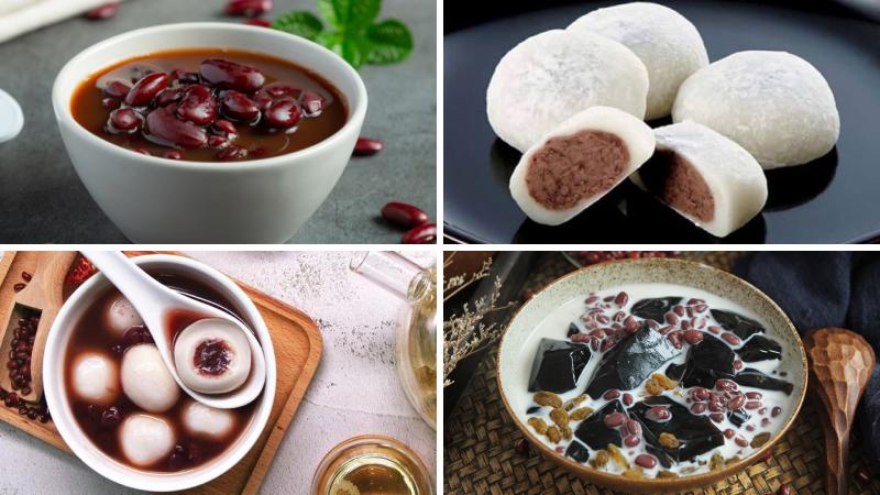 Các món ăn từ đậu đỏ được ưa chuộng