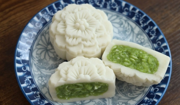 Thử làm bánh Trung thu dẻo nhâm cốm dừa thơm bùi, ăn là mê
