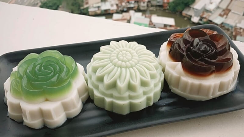 Bánh Trung thu rau câu đẹp mắt và thơm ngon
