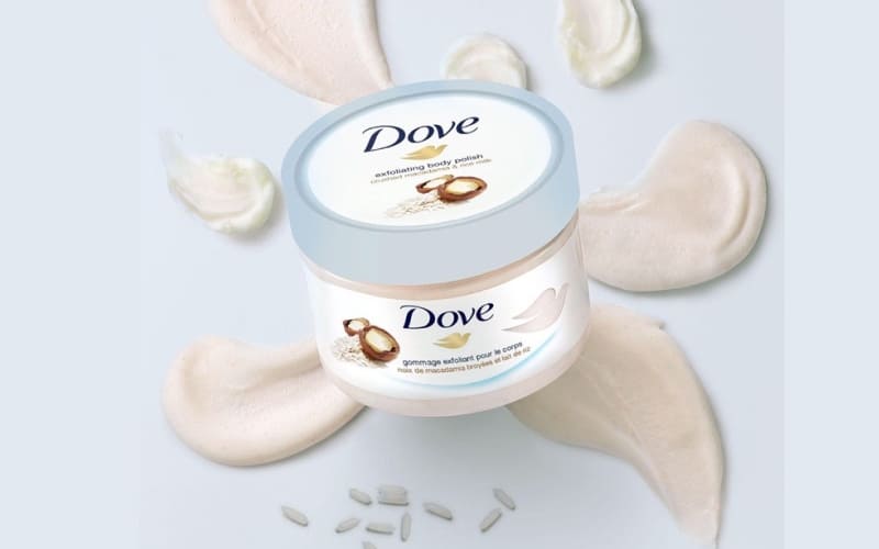 Macadamia & Sữa gạo đứng đầu danh sách khi nói về tẩy tế bào chết Dove mùi nào thơm nhất Macadamia & Sữa gạo đứng đầu danh sách khi nói về tẩy tế bào chết Dove mùi nào thơm nhất
