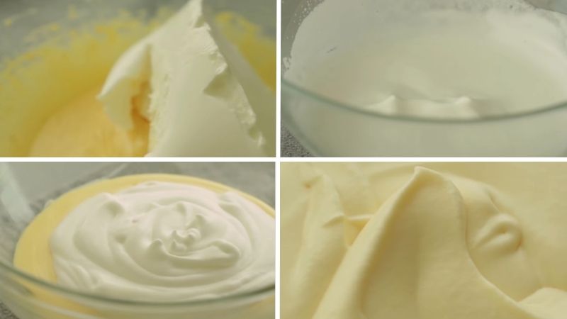 Trộn kem phô mai Trộn kem phô mai