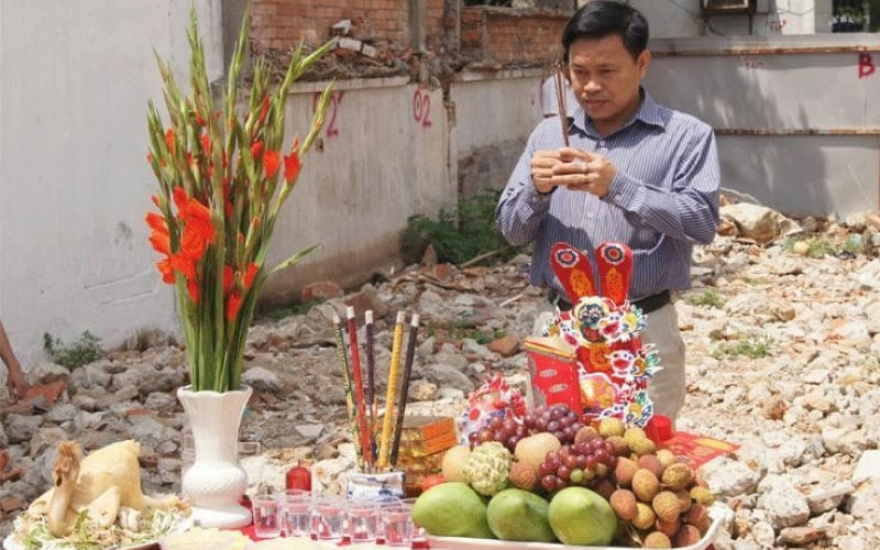 Văn khấn động thổ chi tiết Văn khấn động thổ chi tiết
