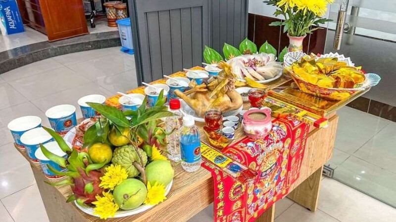 Mâm lễ cúng thí thực Mâm lễ cúng thí thực