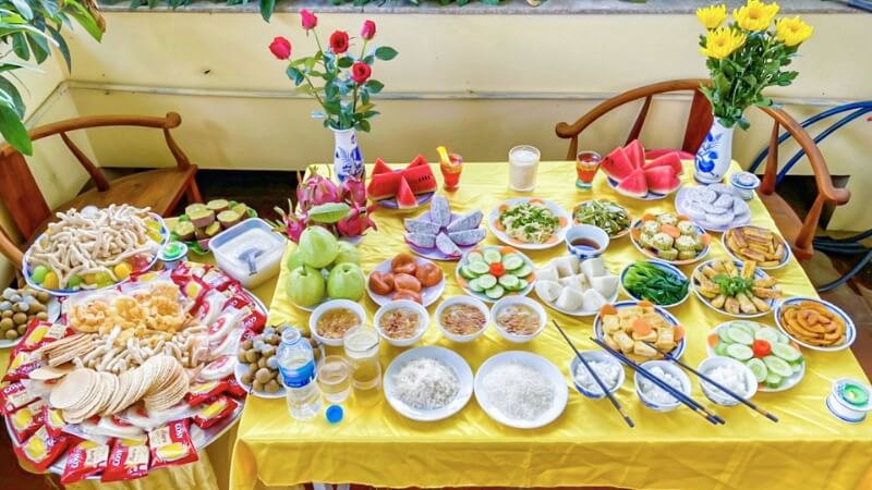 Bày trí và thời điểm hành lễ Bày trí và thời điểm hành lễ