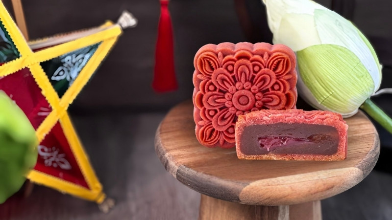 Bánh đậu đỏ việt quất Bánh đậu đỏ việt quất
