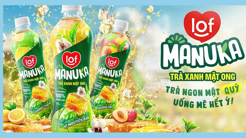 Trà xanh mật ong Lof Manuka Trà xanh mật ong Lof Manuka