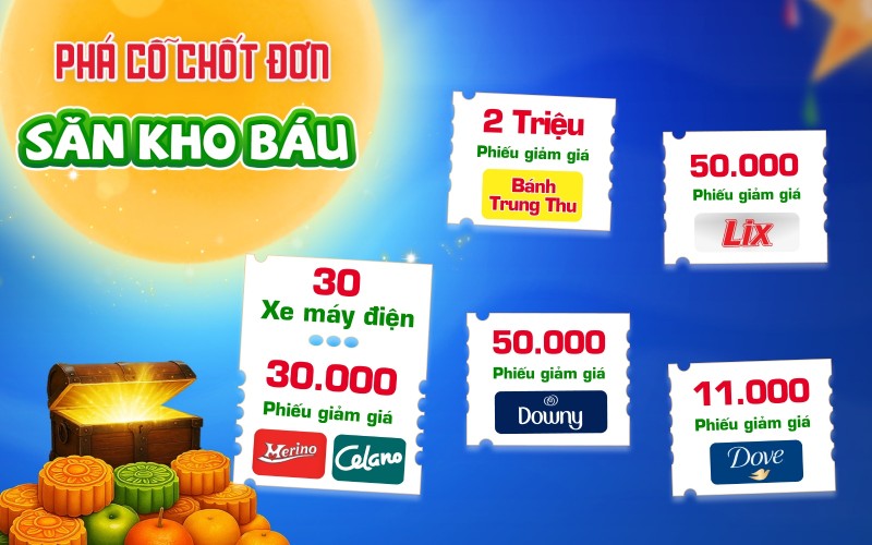 Phá Cỗ Chốt Đơn - Săn Kho Báu Có Quà Phá Cỗ Chốt Đơn - Săn Kho Báu Có Quà